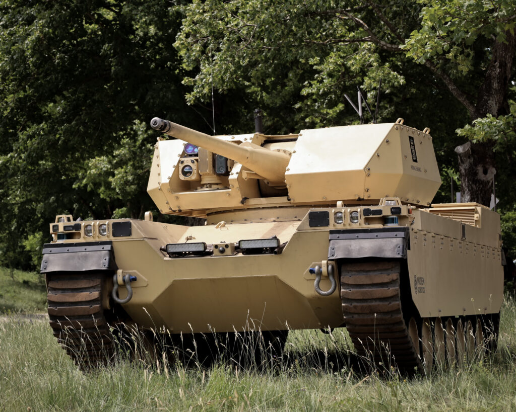 Type-X Robotic Combat Vehicle to be Presented at DSEI 2023 by Milrem Robotics