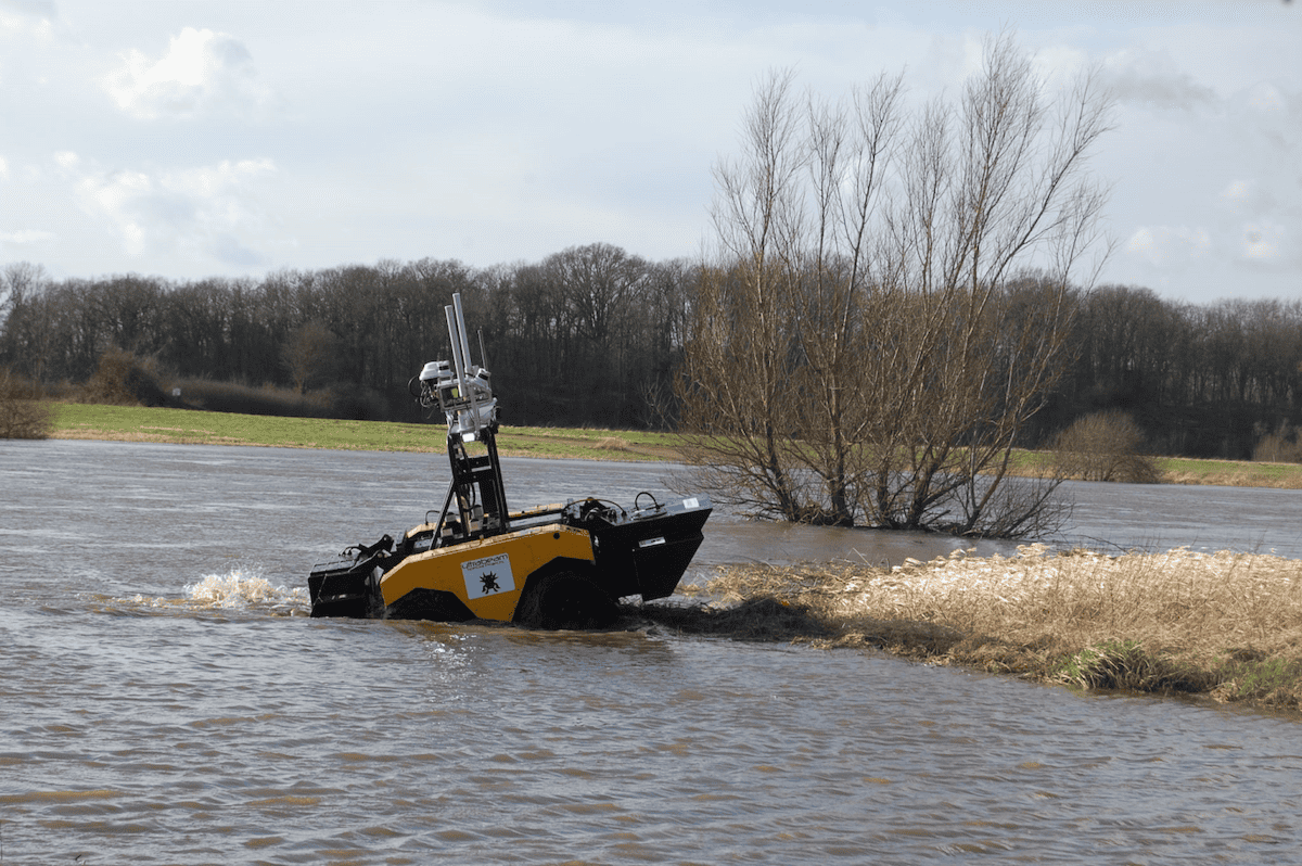 Advanced Navigation Helps Ultrabeam’s Axolotl Amphibious Hydrographic Survey Craft