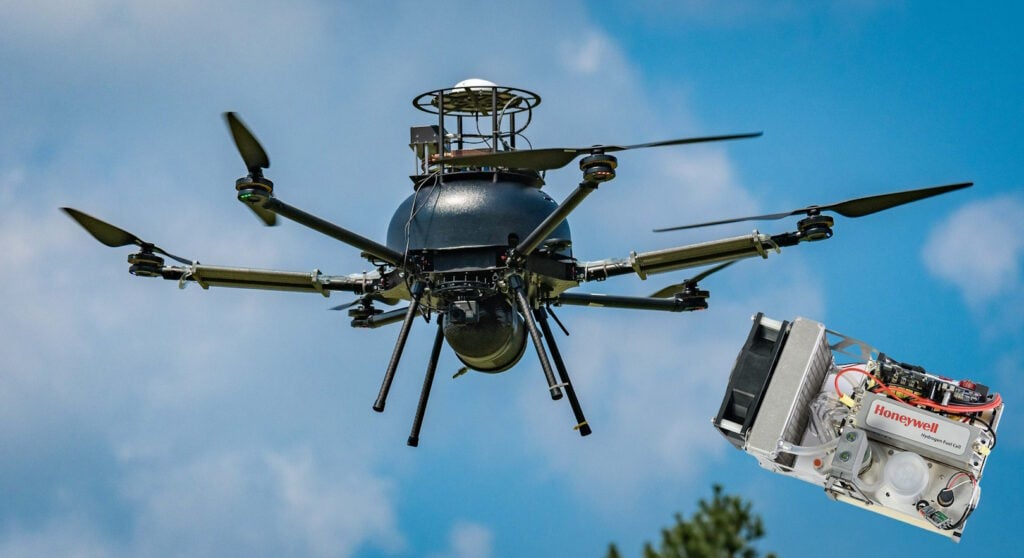 Honeywell hydrogen fuel cell for drones