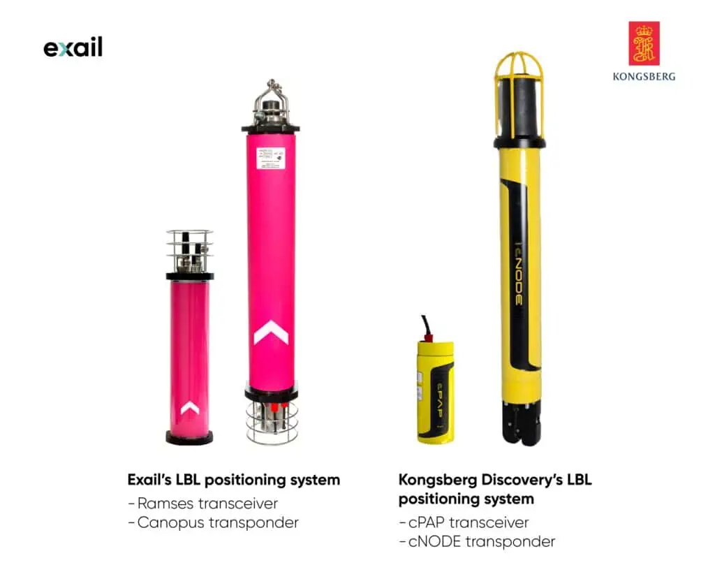 Exail & Kongsberg Discovery Achieve Full Compatibility for Long Baseline Positioning Solutions Enhancing Underwater Operations