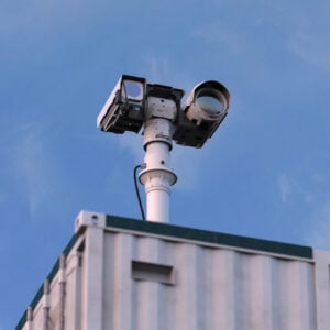 Electro-optical surveillance system for fixed sites