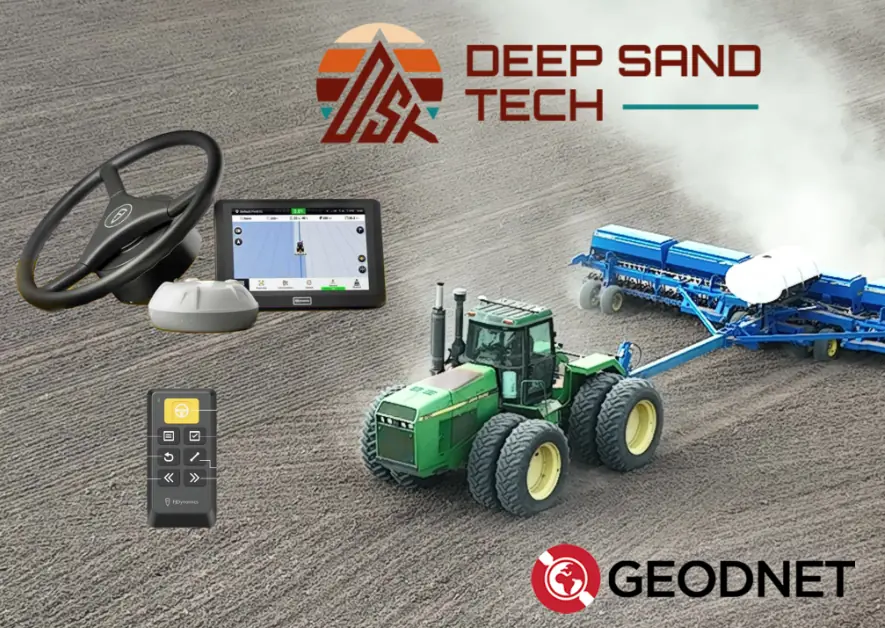 Deep Sand Tech GEODNET join forces in RTK services