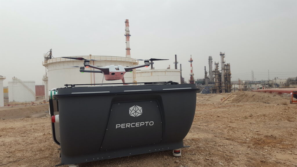 Percepto Air Max oil & gas facility