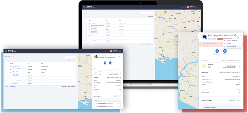 Remote monitoring for connected drones