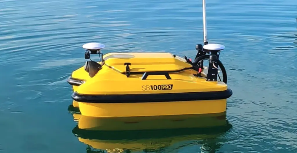 Multibeam Echosounder Integrated onto SB 100 PRO USV