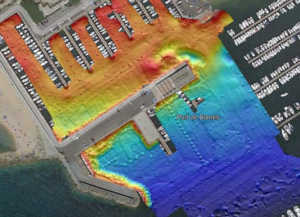 Multibeam Echosounder Integrated onto SB 100 PRO USV for Bathymetry and Mooring Control