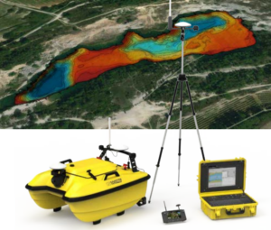 Bathymetric survey in a lagoon with a WASSP S3R multibeam echosounder integrated in a SB 100 PRO USV