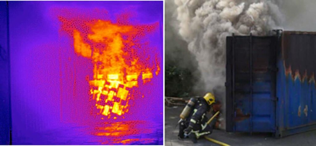 infrared cameras for firefighting