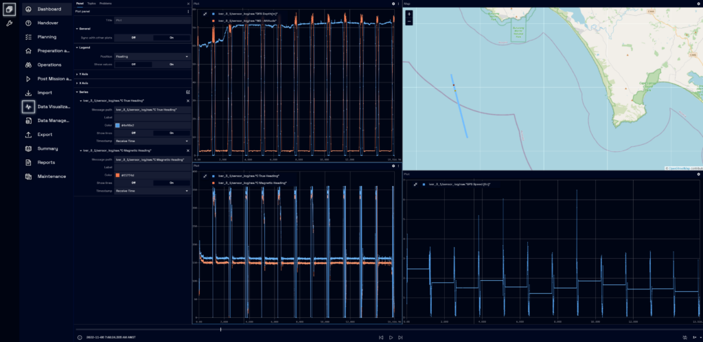 Powerful Data Exploration for maritime mission management