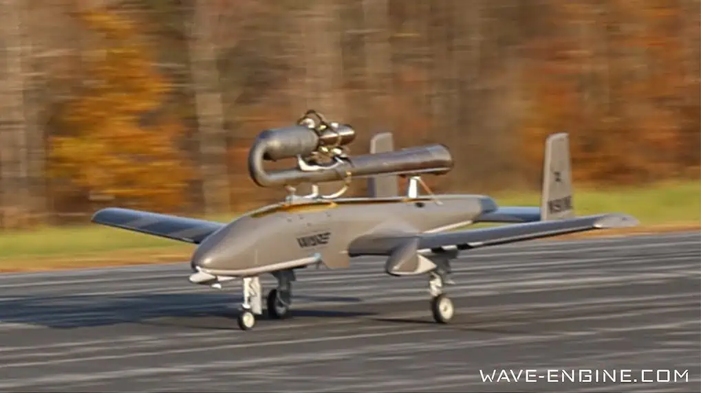 UAV Flight Capability Demonstrated Using a Jet Engine With No Moving Parts