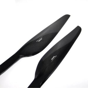 Glossy carbon fiber drone propellers