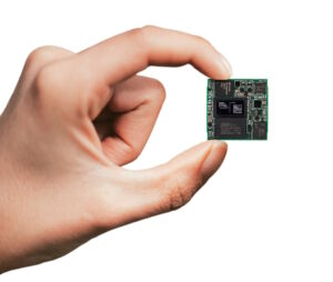 Miniature FPGA-based system-on-module