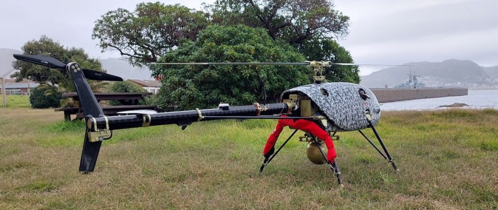 UAVOS Unmanned Helicopter Deployed for Wildfire Support