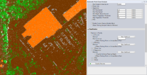 Blue Marble Geographics automatic point cloud analysis tool