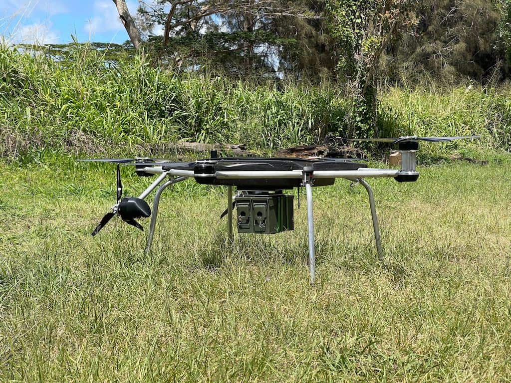 Nighttime Autonomous Aerial Resupply Completed Via Tactical Drone