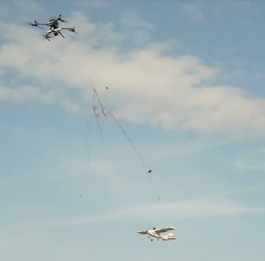 DefendAir autonomous drone-on-drone interception