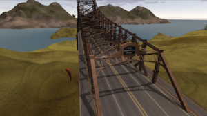 Bridge Inspection drone simulation