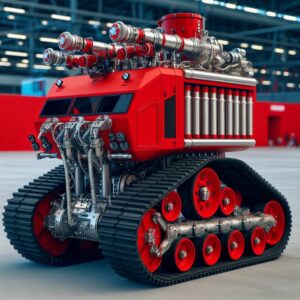 Fire Extinguisher Unmanned Ground Vehicle 