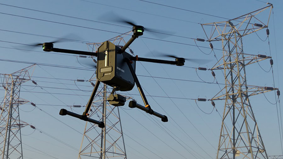 Industrial drones for infrastructure