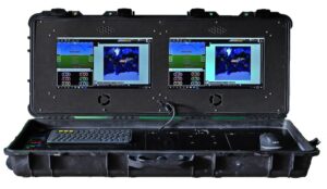 Portable dual-screen GCS for SF30 UAS
