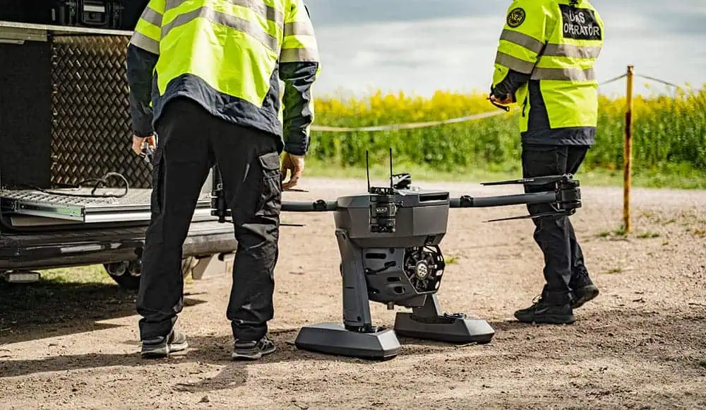 X8 Heavy-Duty Multirotor Drone by Xer Technologies for industrial, public safety and inspection applications