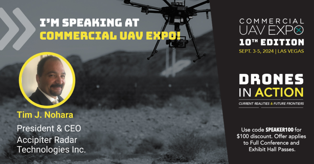 Accipiter Radar to Showcase Innovative Surveillance Solutions at Commercial UAV Expo