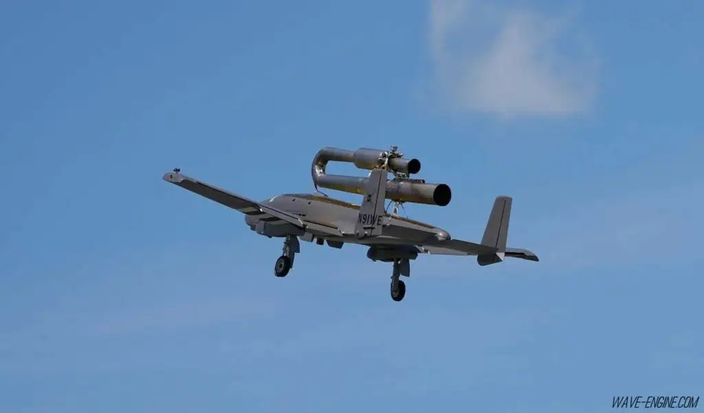 Pulse jet engine UAV by Wave Engine