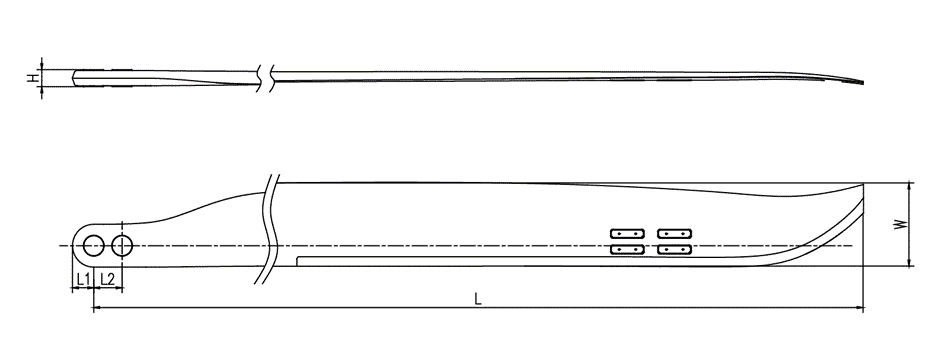 Single 2300mm main rotor