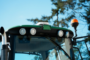 CHCNAV auto steering system on a cabin.