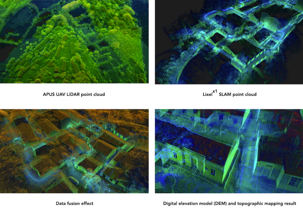 Applying Apus UAV LiDAR & Lixel X1 SLAM Scanner for Efficient High-Detail Data Acquisition