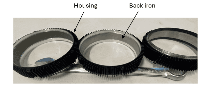 Fig. 6. Molding in frame.