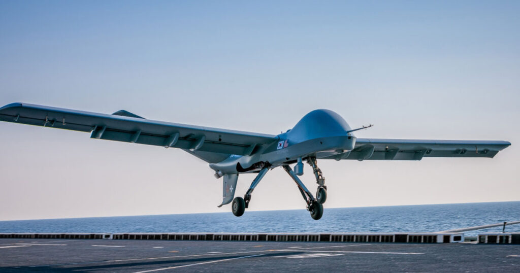 Gray Eagle STOL Conducts First Ship-to-Land Flight in South Korea