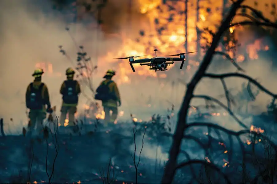 Autonomous drones for public safety