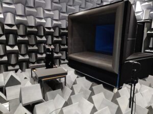 3D printed rotor in a wind tunnel test