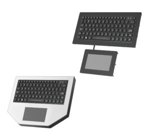 Rugged Backlit Silicone Keyboard with Touchpad