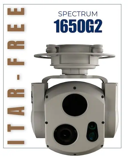 SPECTRUM 1650G2 EOIR payload