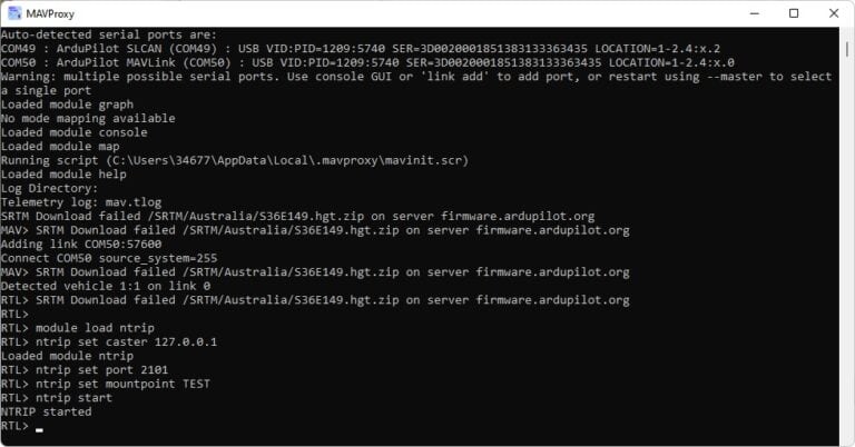QGroundControl_MAVProxy_terminal
