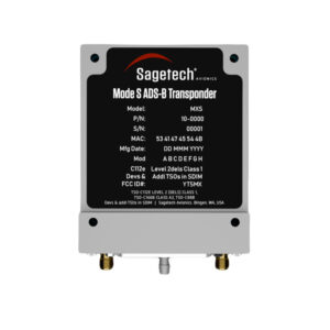 Sagetech’s MXS MODE 5 Transponder: Enhance Safety and Situational Awareness.