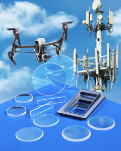 Sapphire Optics for Drones Feature Many Vision System Lens Variations