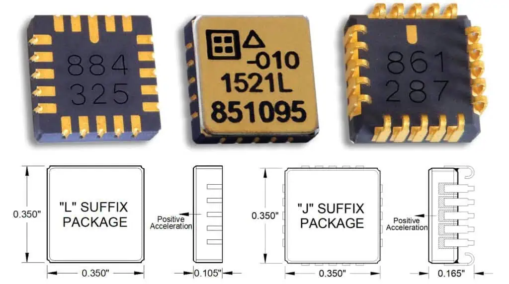 Industrial Grade Accelerometer by Silicon Designs