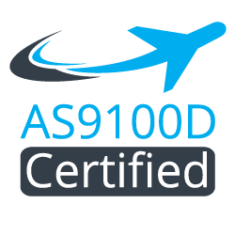 AS9100D and ISO 9001:2015 certified quality