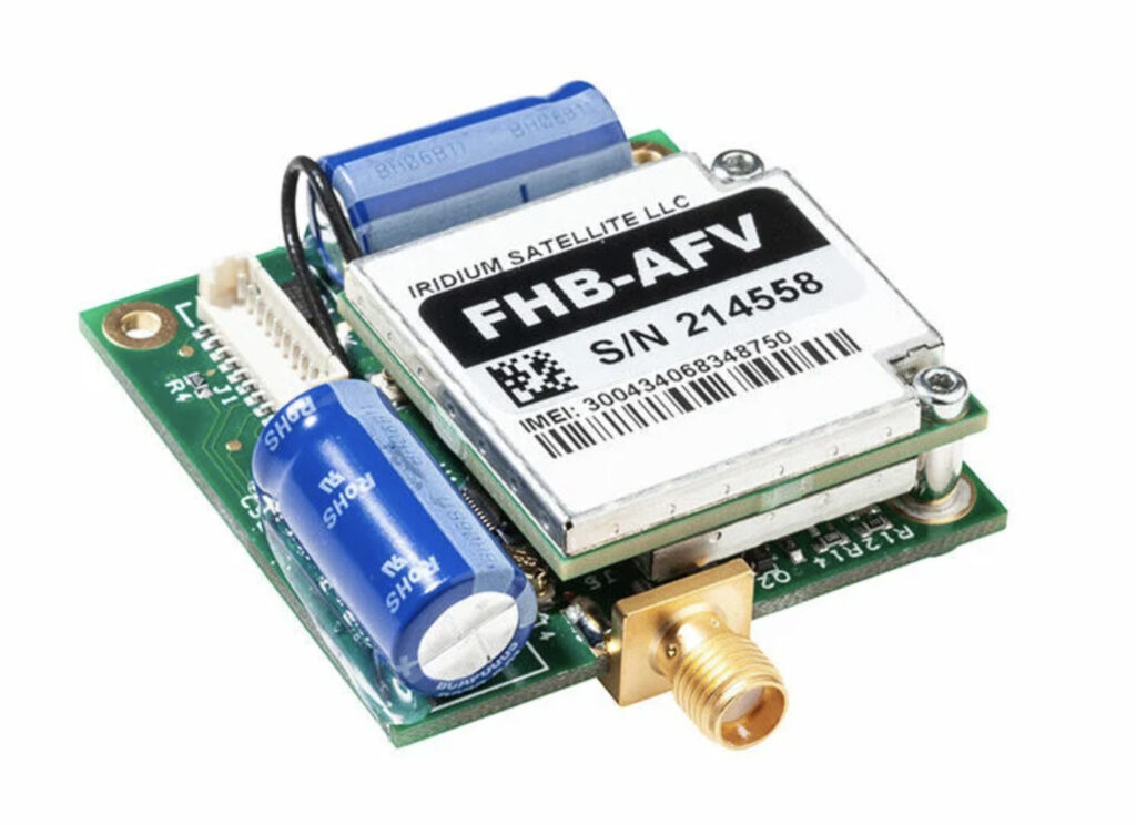 public safety and BVLOS communications satcom module