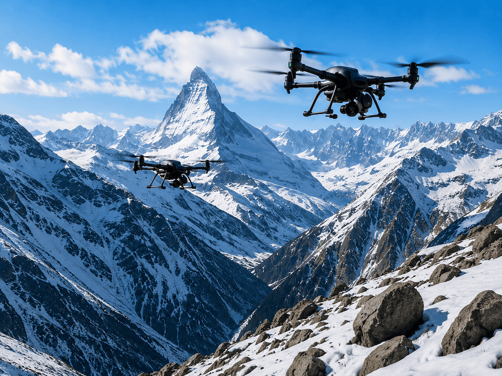 Drone Surveying in the Swiss Alps