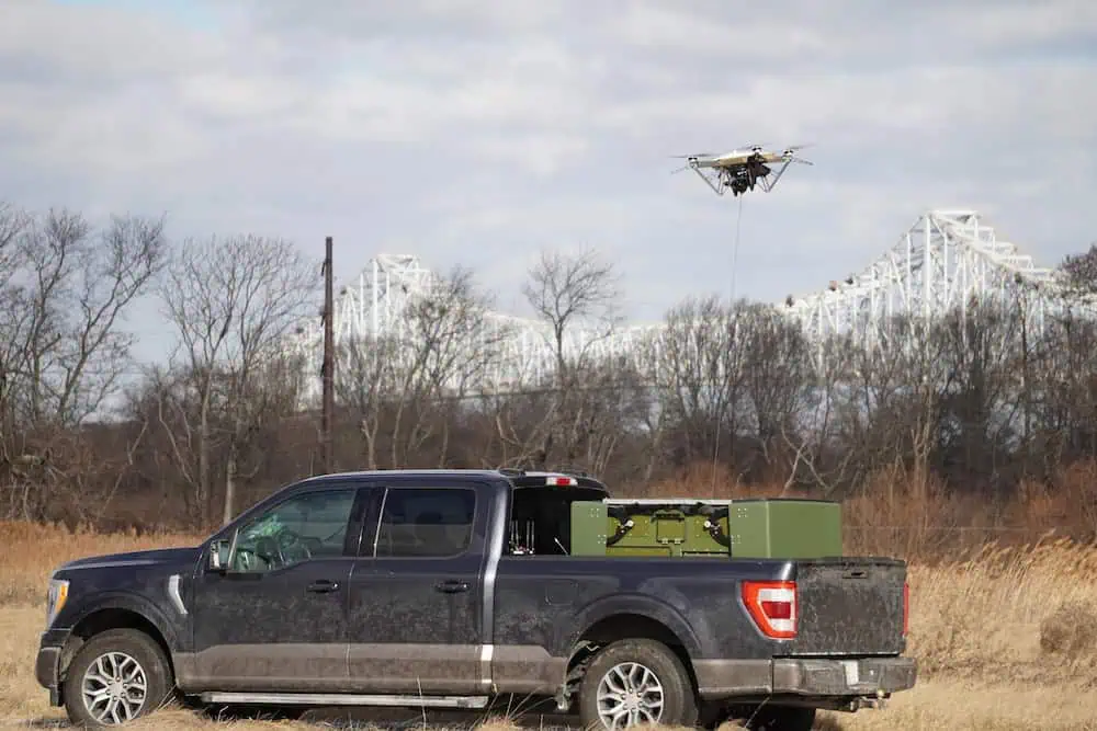 Lantern Tethered UAS for Persistent ISR