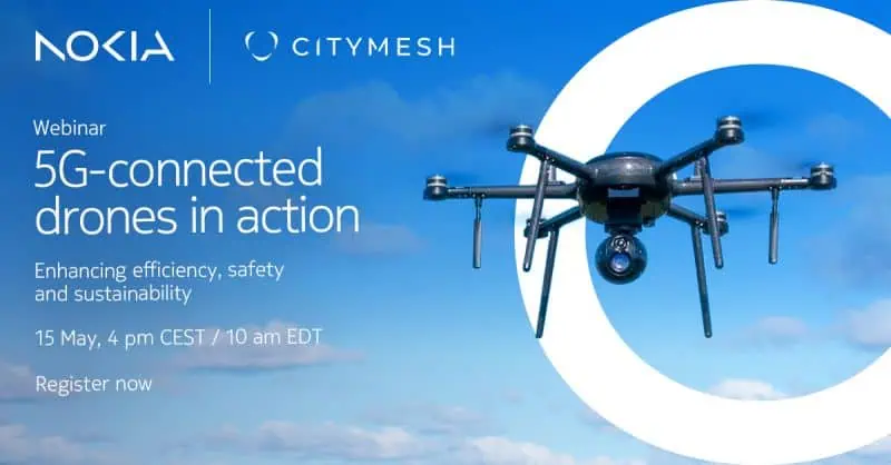 5G-Connected Drones in Action