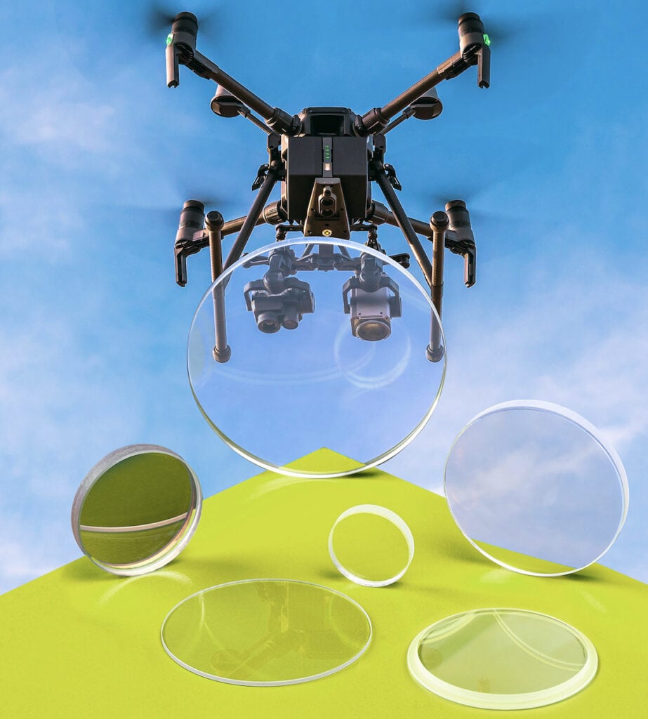 Meller Sapphire Optics Enhance Vision System Durability in Harsh Drone Environments
