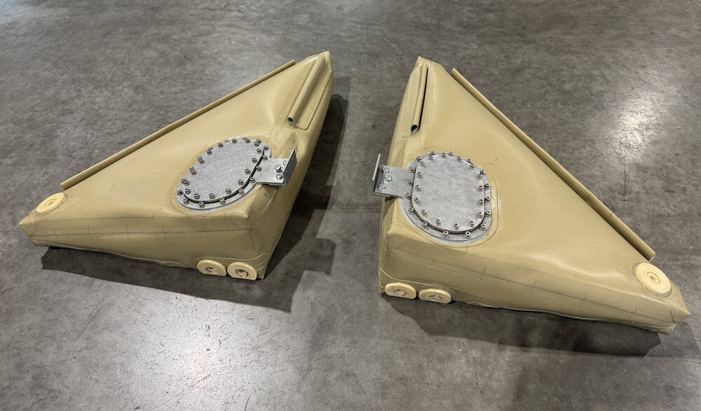 UAV bladder tanks