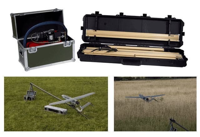 UAV Launcher amp Parachute Release - Pneumatic UAV Catapult Launcher 