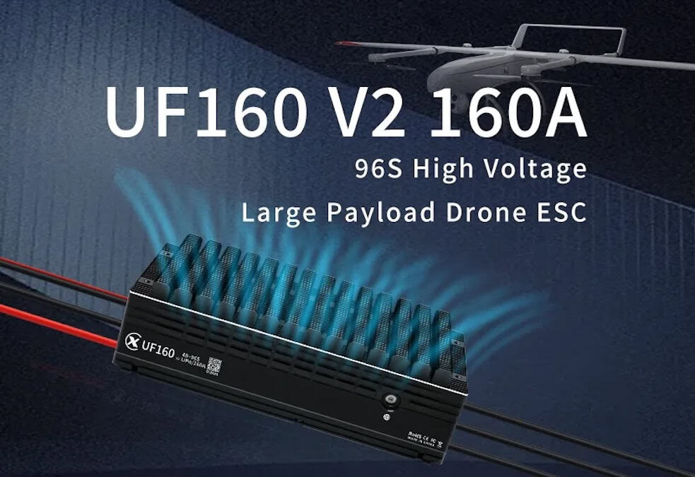 Product Spotlight: XC-ESC’s UF160 v2 ESC for Heavy-Lift UAV Systems