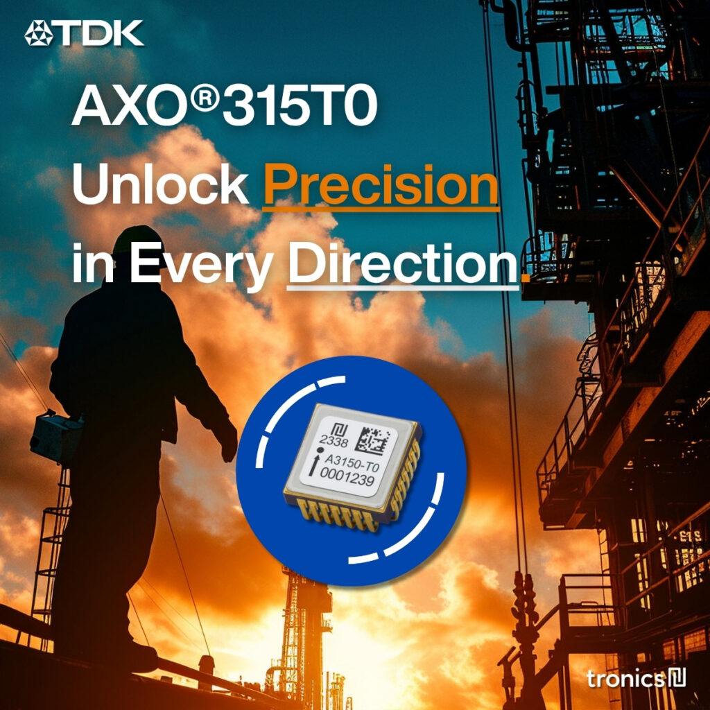 TDK Expands MEMS Inertial Sensor Portfolio with Tronics AXO315®T0 Accelerometer